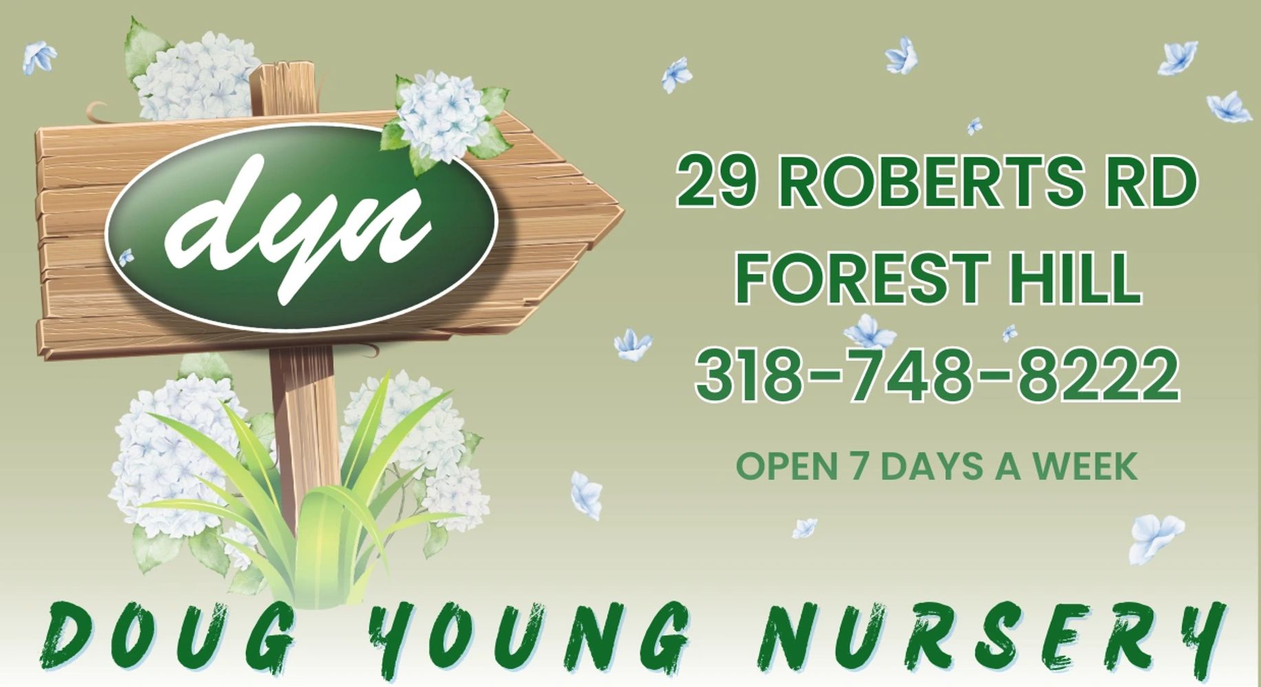 Doug Young Nursery - Plant Nursery - Forest Hill, Louisiana